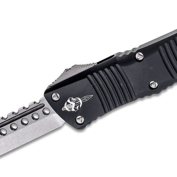 Microtech 219-10s SS Combat Troodon STW Hellhound Tanto, BLK