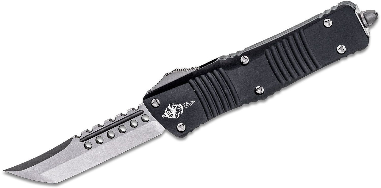 Microtech 219-10s SS Combat Troodon STW Hellhound Tanto, BLK