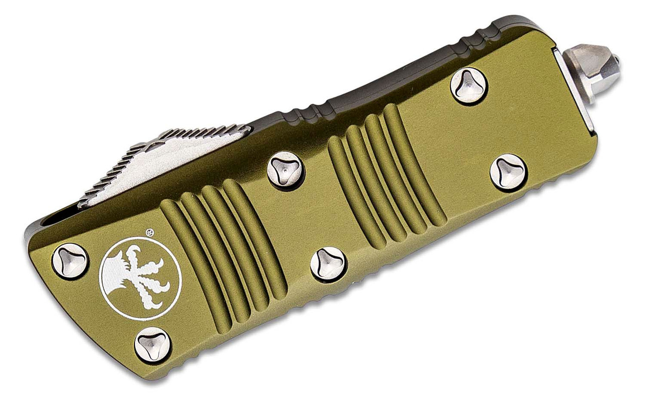 Microtech 240-10OD Troodon Mini Stonewashed, OD Green - Image 3