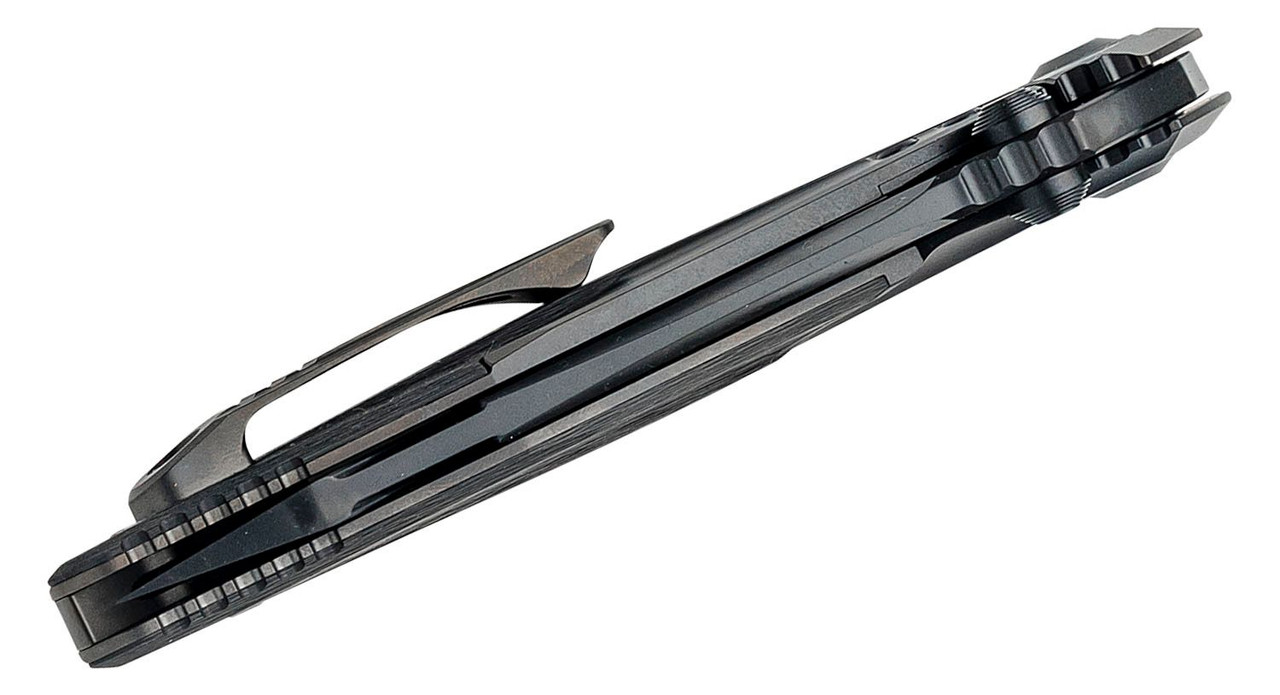Microtech 261-1DLCTCFTIS Socom Bravo Tanto Blade, Titanium - Image 5