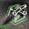 Heretic H002-8A-BLZ Wraith Auto Bowie Battleworn Black w/ Blizzard Chassis - Image 7