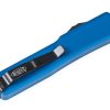 Microtech 148-1BL UTX-70 Black, Blue Aluminum Handles - Image 4