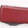 Microtech 122-1MR Ultratech Black, Merlot Aluminum Handle - Image 3