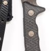 Microtech 104-1DLCCFS Arbiter Stonewash DLC, CF Handles - Image 7