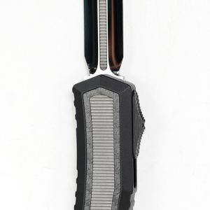 Microtech Atreus Double Edge Mirror Polish w/ Carbon Fiber and Titanium Inlay