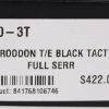 Microtech 140-3T Troodon Black Full Serrated, Black Handles - Image 5