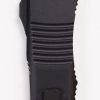 Microtech 140-3T Troodon Black Full Serrated, Black Handles - Image 4