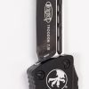 Microtech 140-1T Troodon Black, Black Aluminum Handles - Image 4