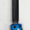 Microtech 230-1BL UTX-85 Spartan - Blue Handle - Black Blade - Image 6