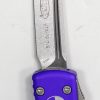 Microtech 149-10PU UTX-70 Stonewash, Purple Handle - Image 3
