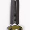 Microtech 702-1OD Hera Black Double Edge, OD Green Handle - Image 6