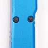 Microtech 147-3BL UTX-70 Black Plain/Serrated, Blue Handles - Image 6