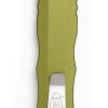 Microtech 225-6OD Dirac D/E Satin Serrated OD Green - Image 6