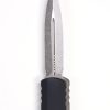 Microtech 225-10 Dirac Stonewashed, Black Aluminum Handles - Image 4