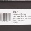 Microtech 112-1PVDRGS TAC-P Rose Gold Coated Tactical Spike - Image 7