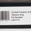 Microtech 142-3TG Combat Troodon Titanium Gray - Image 7