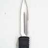 Microtech 122II-5s Ultratech Satin, Black Handle - Image 5