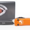 Microtech 123-1OR Ultratech Black, Orange Aluminum Handles - Image 4