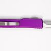 Microtech 147-10VI UTX-70 Stonewashed D/E Dagger, Violet - Image 4