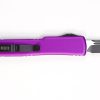 Microtech 148-1VI UTX-70 OTF AUTO Black Blade, Violet Handle - Image 4