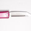 Microtech 233-10PK UTX-85 Stonewashed Tanto, PINK Handles - Image 4