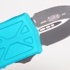 Microtech 157-1TQ Exocet Money Clip Black, Turquoise Handles - Image 7