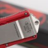 Microtech 157-10RD Exocet Money Clip Stonewashed, Red Handle - Image 6