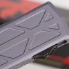 Microtech 157-1GY Exocet Money Clip Black D/E, Gray Handle - Image 9