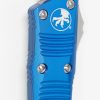 Microtech 240-10BL Troodon Mini Stonewashed Tanto, Blue - Image 4