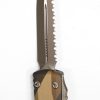 Microtech 122-15LPGETACS Ultratech Tan Geo Camo Front Serrations - Image 6