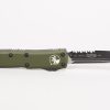 Microtech 233-2OD UTX-85 BLK Tanto Combo, OD GRN Handles - Image 4