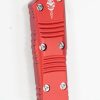 Microtech 819-10RDS Mini Troodon Hellhound Stronewash Red - Image 6