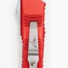 Microtech 819-10RDS Mini Troodon Hellhound Stronewash Red - Image 5