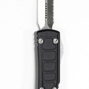 Microtech 122II-6S Ultratech Stepside Satin Serrations Black