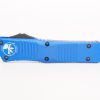 Microtech 142-1BL Combat Troodon Black, Blue Handles - Image 4