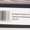 Microtech 142-3T Combat Troodon Tactical Black, Black Handle - Image 7