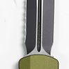Microtech 225-3OD Dirac, OD Green Aluminum Handles - Image 6