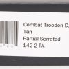 Microtech 142-2TA Combat Troodon Black, Tan Aluminum Handles - Image 10