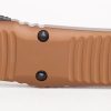 Microtech 142-2TA Combat Troodon Black, Tan Aluminum Handles - Image 7