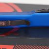 Microtech 149-1BL UTX-70 Black, Blue Aluminum Handles - Image 4