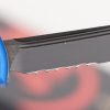 Microtech 149-2BL UTX-70 Black Partial Serrated, BLU Handles - Image 6