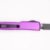 Microtech 149-1VI UTX-70 Black Tanto Plain, Violet Handles - Image 4