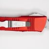 Microtech 238-10RD Troodon Mini Stonewashed, Red Handles - Image 4
