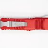 Microtech 142-6RD Combat Troodon Satin, Red Aluminum Handle - Image 4