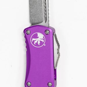 Microtech 703-10VI Hera Stonewash Single Edge