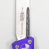 Microtech 139-4PU Troodon Satin, Purple Aluminum Handle - Image 6