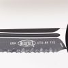 Microtech 233-3T UTX-85 Black Tanto Full Serrated Blade - Image 5