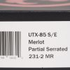 Microtech 231-2MR UTX-85 Black, Merlot Aluminum Handles - Image 8