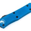 Microtech 138-1BL Troodon Black Double Edge w/ Blue Handle - Image 5
