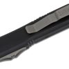 Microtech Ultratech Stonewashed Drop Point, BLK Alum Handle - Image 4